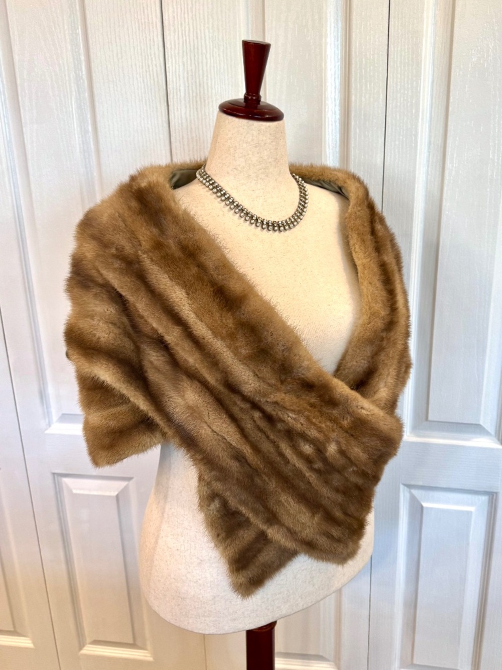 Vintage Mink Stole by Tobin's Brooklyn NY.